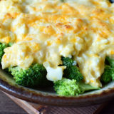 ブロッコリーとタルタルソースのグラタン