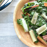 スイスチャードのオリーブオイル蒸し