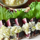 【ねぎ塩だれ】 鰹のたたき