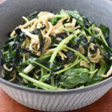 【レンジで】主役級の美味しさ。三つ葉と切り干し大根のナムル