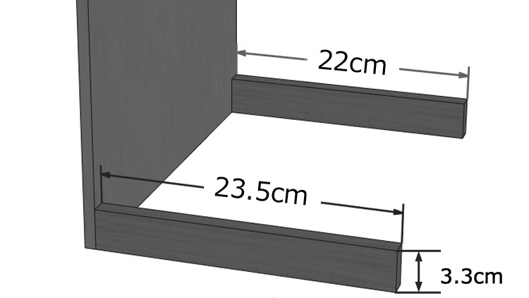 asisaizu - 差し込み式で簡単。リアシートで使う 折りたたみテーブルを自作