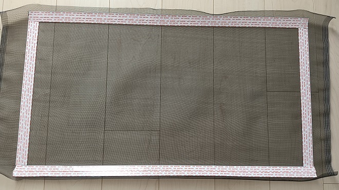 IMG202509271352031 - 【DIY】装着したまま走行OK。PPシートで作る「差し込み式網戸」が最高！