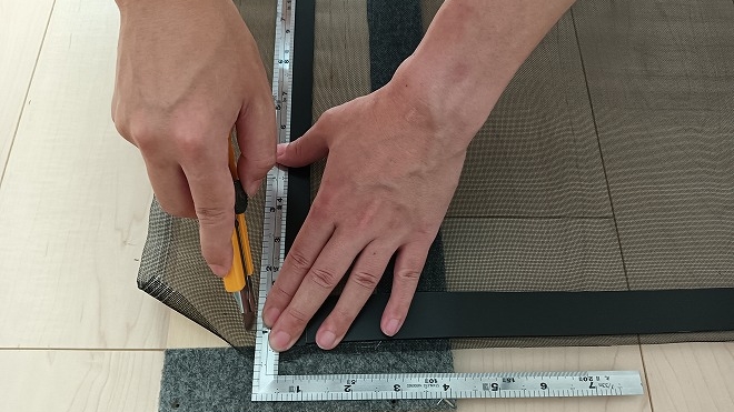 IMG202509271358431 - 【DIY】装着したまま走行OK。PPシートで作る「差し込み式網戸」が最高！